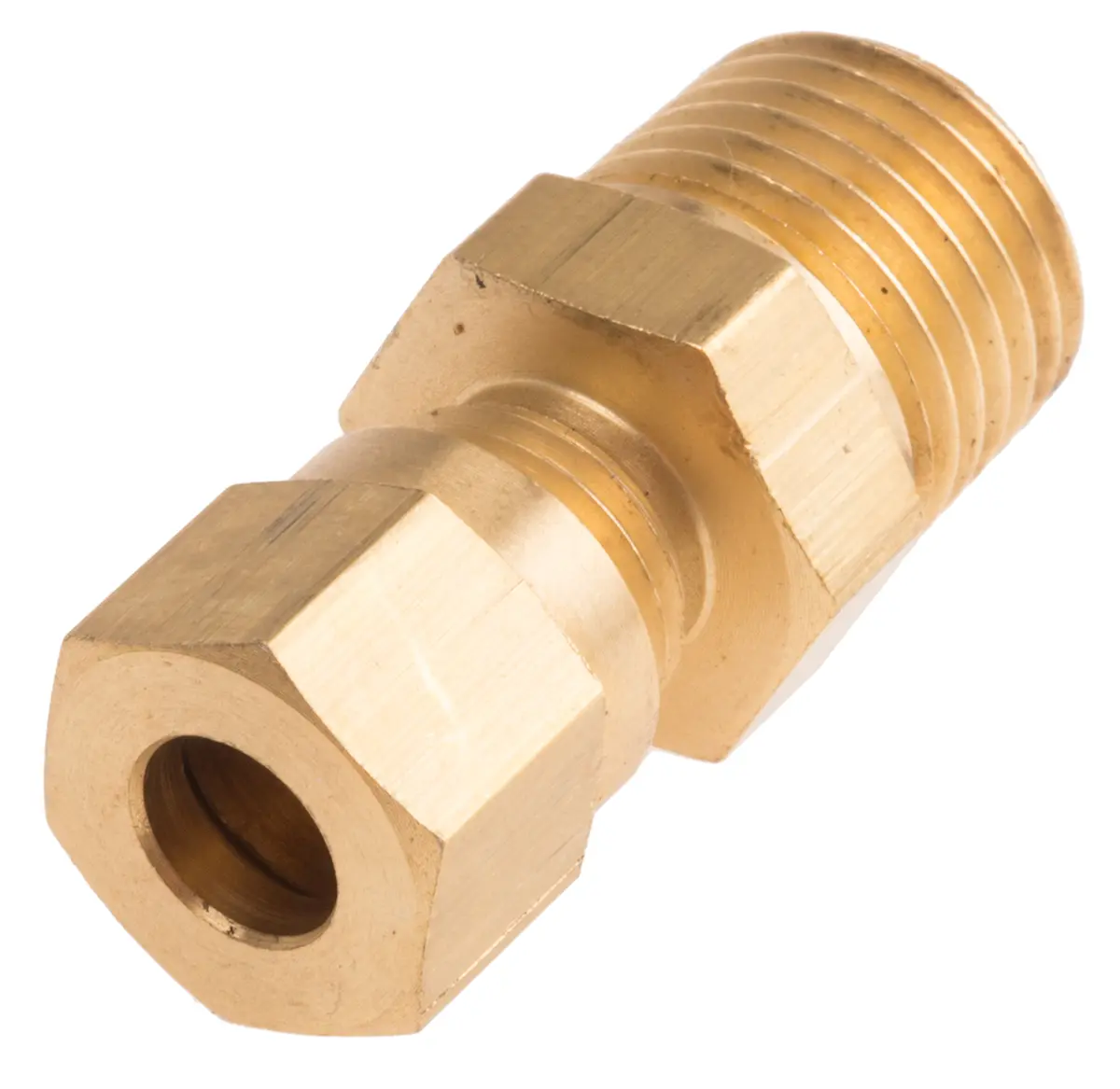 RS PRO 1/4 BSPT Quetschverschraubung für Thermoelement oder PRT-Sonde