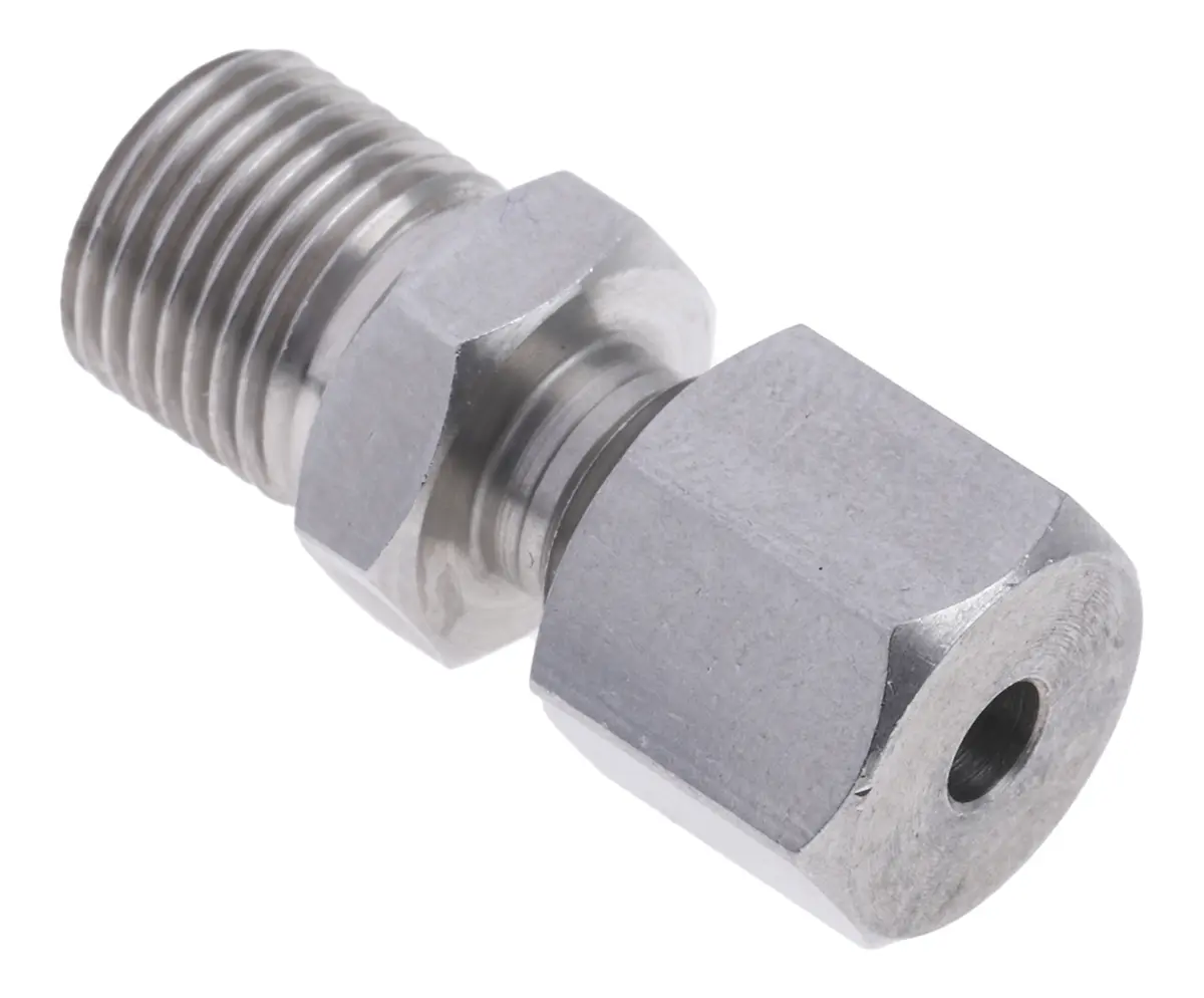 Produktfoto 1 von RS PRO 1/8 BSP Quetschverschraubung für Thermoelement oder PRT-Sonde