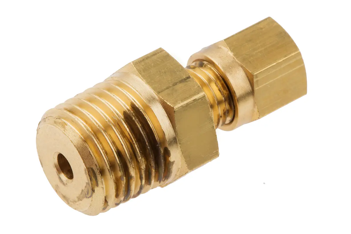 Produktfoto 1 von RS PRO 1/4 BSPT Quetschverschraubung für Thermoelement oder PRT-Sonde