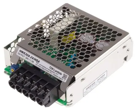 Produktfoto 1 von TDK-Lambda HWS Schaltnetzteil 1 24V dc 31 W, Fahrgestell 370 V dc, 265V ac