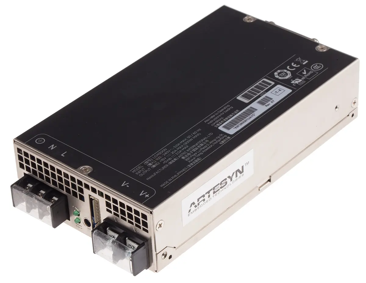 Produktfoto 1 von Artesyn Schaltnetzteil, 15V dc / 20A 310W 127 → 374 V dc, 90 → 264 V ac Geschlossen, Medizin-Zulassung,
