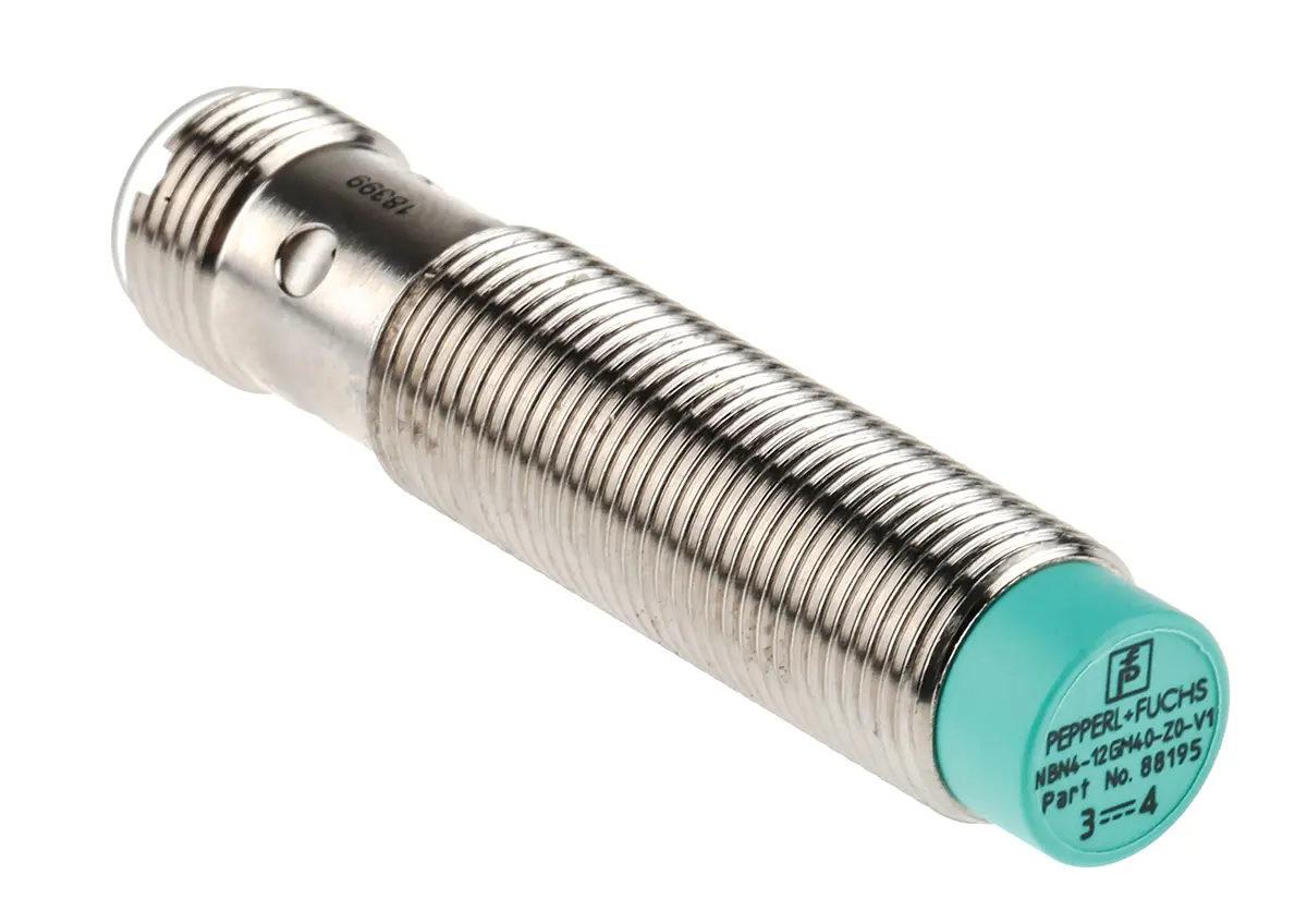 Produktfoto 1 von Pepperl + Fuchs M12 Induktiver Näherungssensor, Gewinderohr 2-adrig / 100mA 4 mm, IP67 60 V dc