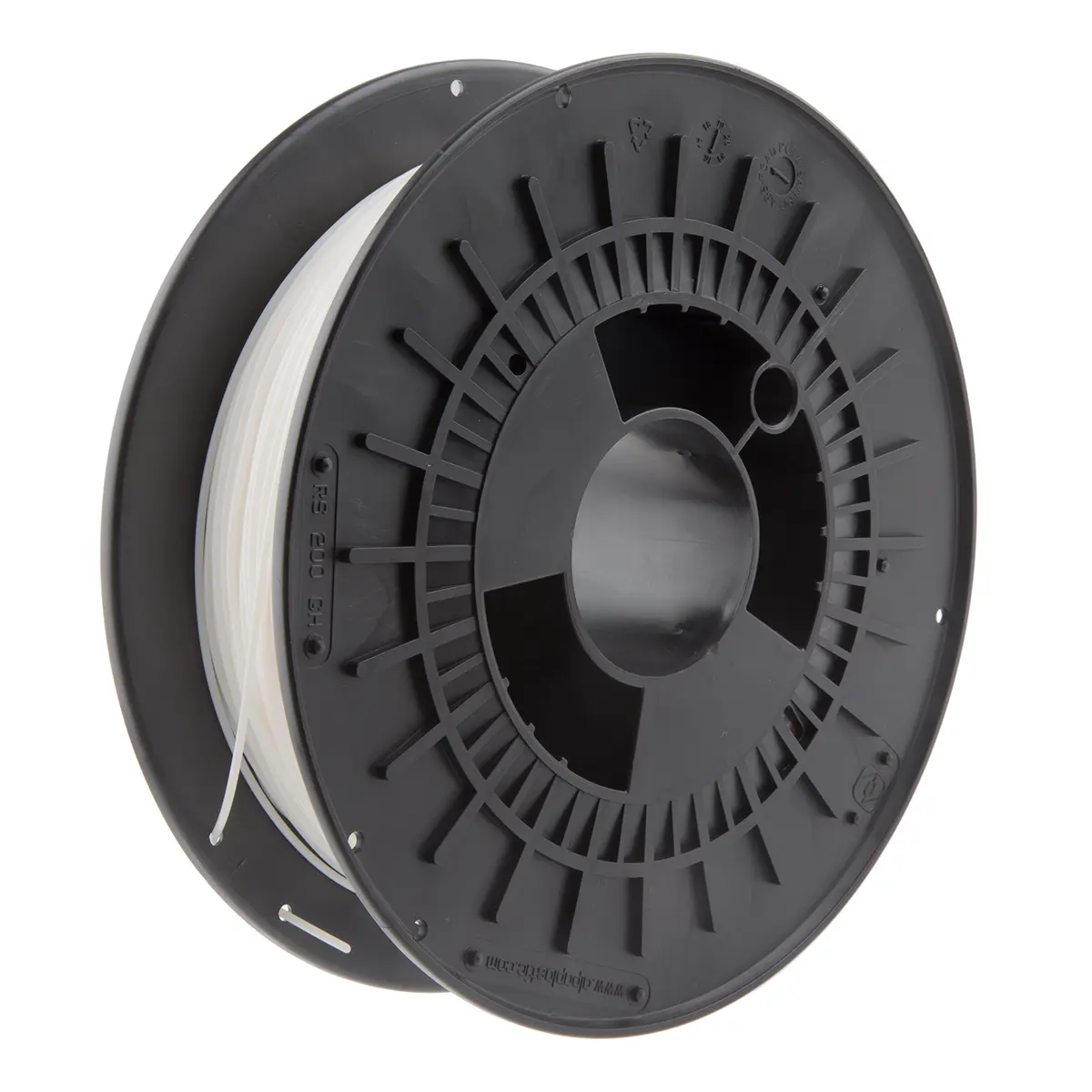 Produktfoto 1 von RS PRO FLEX 45 3D-Drucker Filament zur Verwendung mit Gängige Desktop-3D-Drucker, Natur, 1.75 mm, Fused Deposition