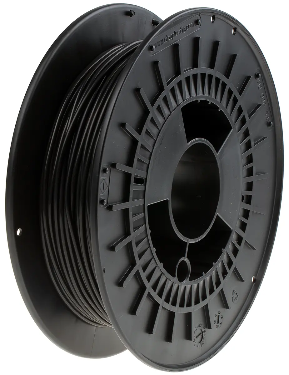 Produktfoto 1 von RS PRO FLEX 45 3D-Drucker Filament zur Verwendung mit Gängige Desktop-3D-Drucker, Schwarz, 2.85 mm, Fused Deposition