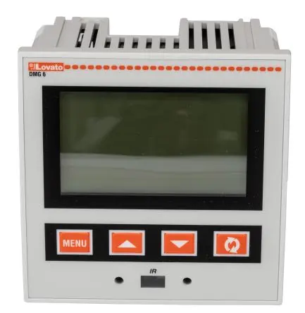 Lovato DMG Energiemessgerät LCD 92 mm x 92 mm Digital / 3-phasig 4 Ausg. 4 Eing. Impulsausgang