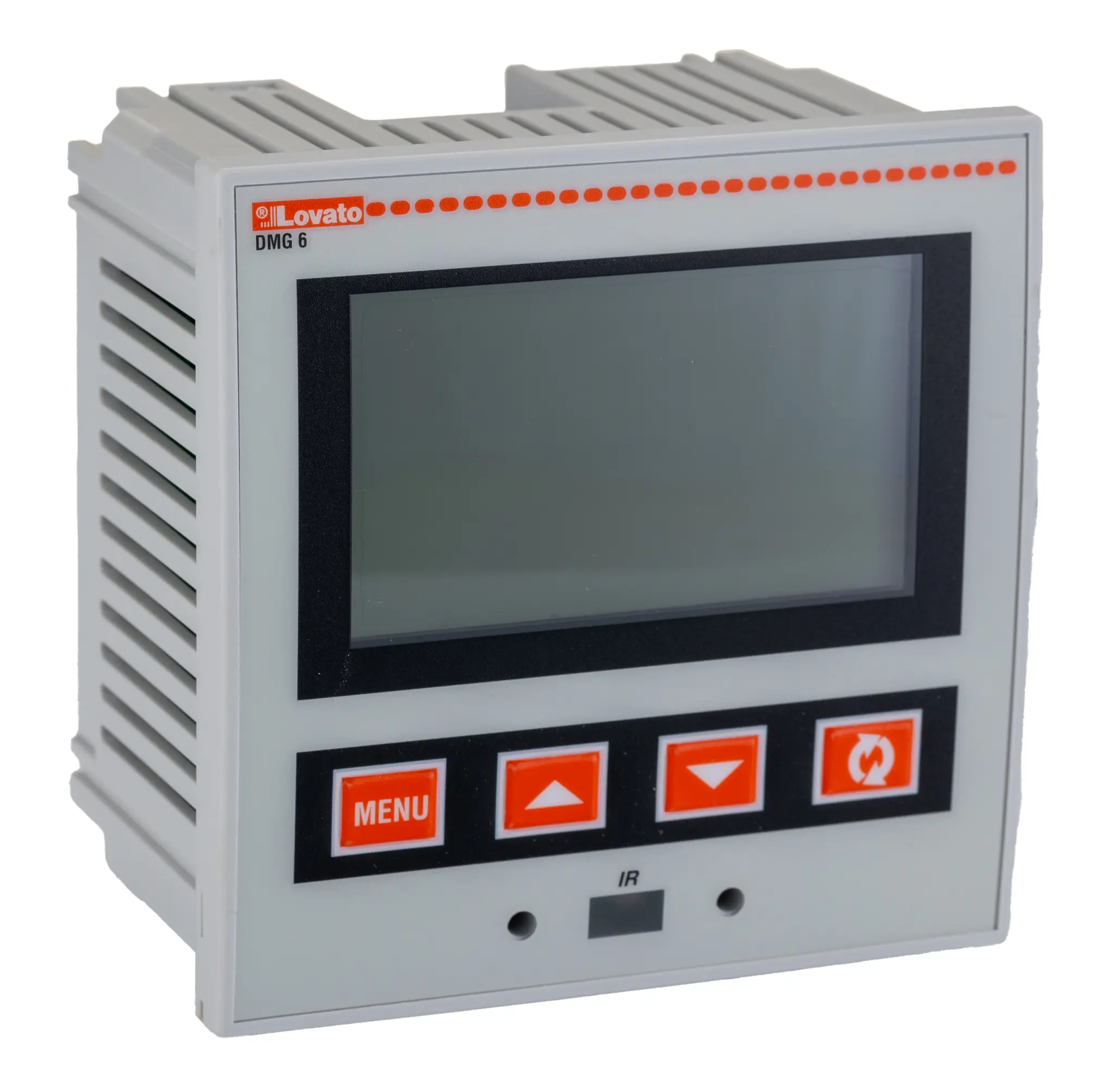 Lovato DMG Energiemessgerät LCD 92 mm x 92 mm Digital / 3-phasig 4 Ausg. 4 Eing. Impulsausgang