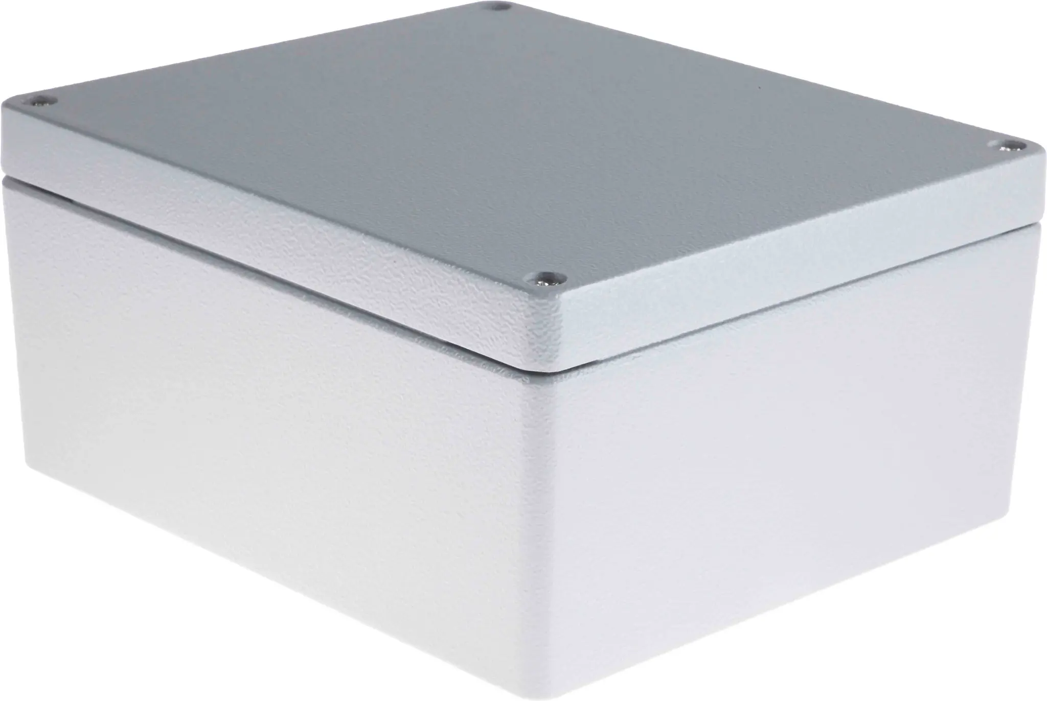 Produktfoto 1 von RS PRO RJ; Gehäuse; Aluminiumdruckguss; Grau IP66 Breite 200 mm Höhe 110 mm Länge 230 mm
