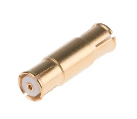 Produktfoto 1 von Radiall HF Adapter, 50 Ω, Gerade, 6GHz Buchse Buchse, Koaxial Nennspannung