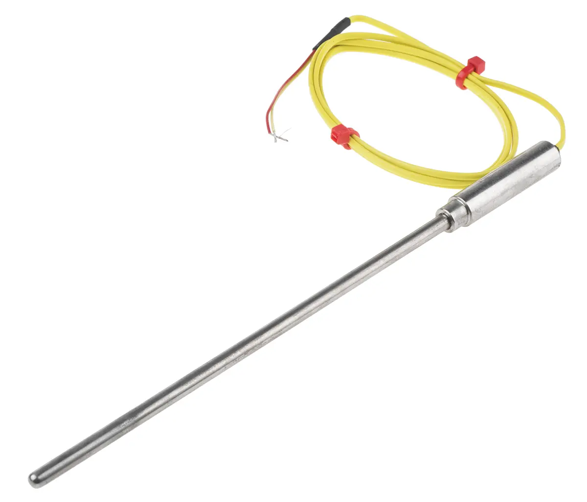 Produktfoto 1 von RS PRO Edelstahl Mineralisoliertes Thermoelement Typ K, Ø 4.5mm x 150mm → +1100°C