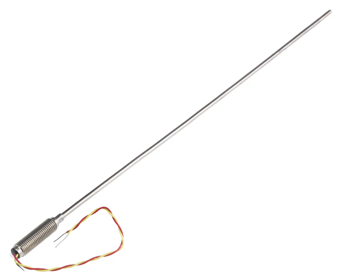 Produktfoto 1 von RS PRO RS189/0816 Inconel 600, Edelstahl 310 Mineralisoliertes Thermoelement Typ K, Ø 3 mm x 250 mm -40 °C → 1100 °C