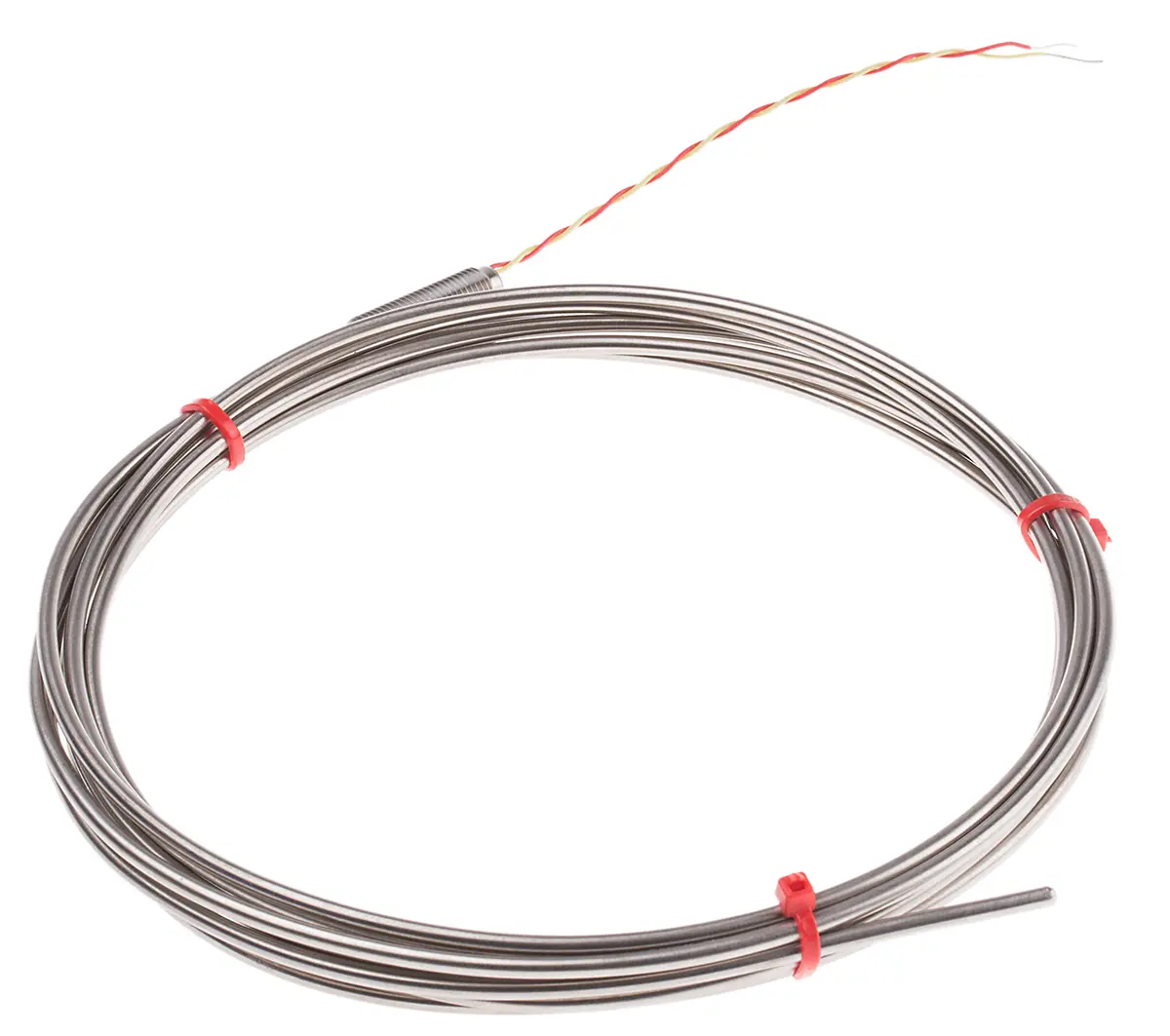 Produktfoto 1 von RS PRO Inconel Mineralisoliertes Thermoelement Typ K, Ø 3mm x 3m → +1100°C