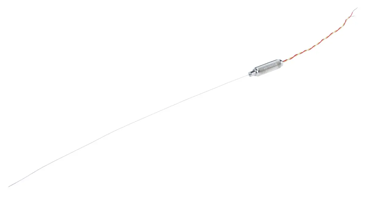 Produktfoto 1 von RS PRO Edelstahl Mineralisoliertes Thermoelement Typ K, Ø 0.5mm x 250mm → +750°C