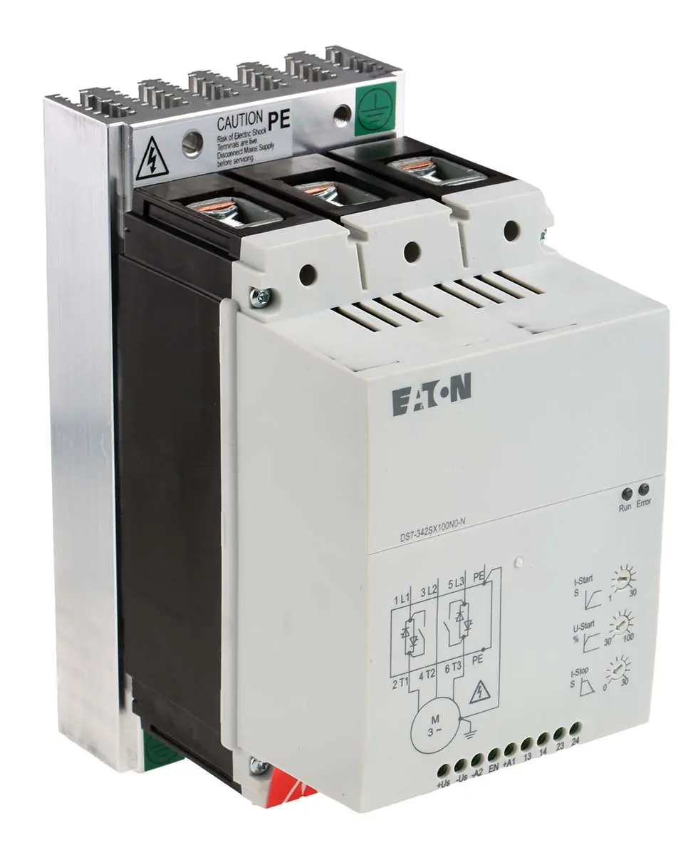 Produktfoto 1 von Eaton Sanftstarter 3-phasig 55 kW, 400 V ac / 100 A