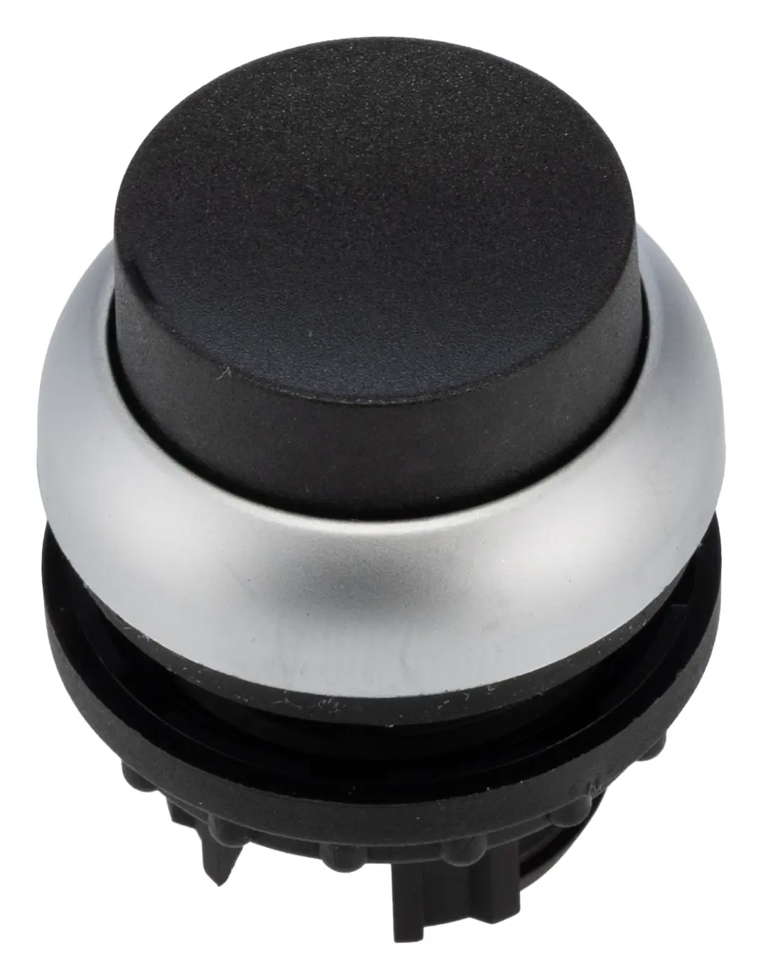 Produktfoto 1 von Eaton RMQ Titan M22 Drucktastenkopf Ø 22 mm, Schwarz Tastend Rund Rund Kunststoff, IP67
