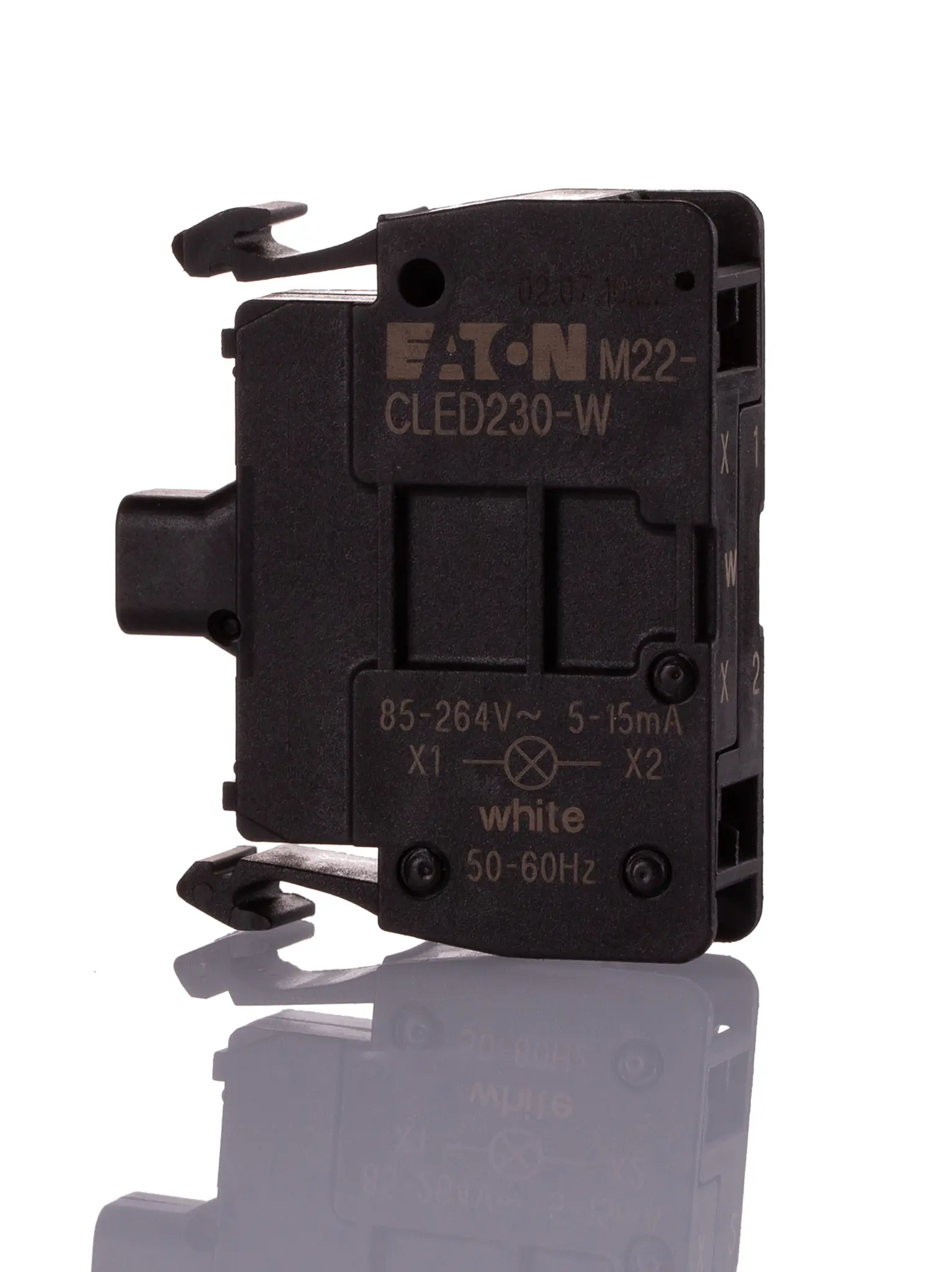 Produktfoto 1 von Eaton M22 Lichtblock Anzeigenblock LED Weiß beleuchtet 264V ac