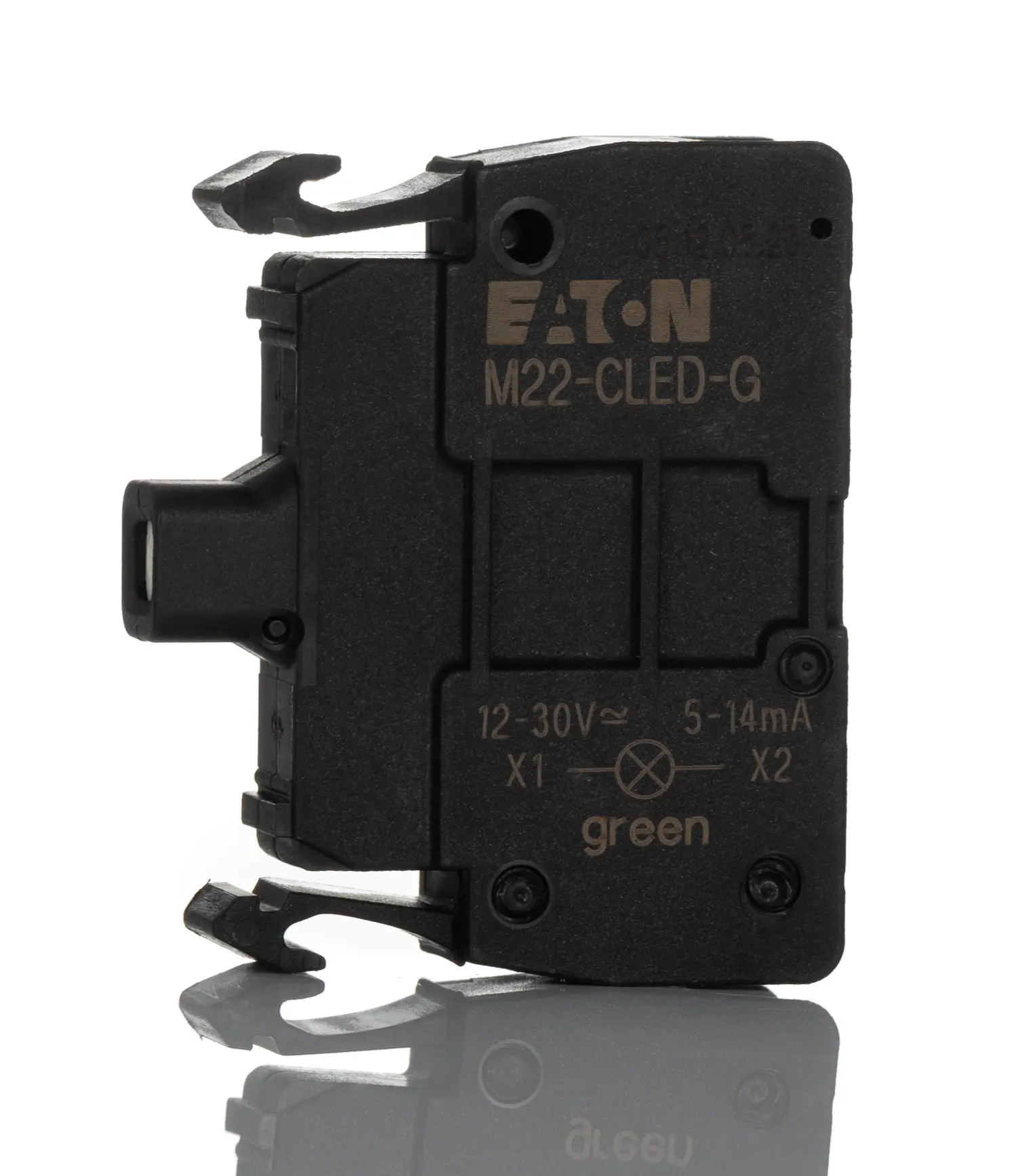 Produktfoto 1 von Eaton M22 Lichtblock Anzeigenblock LED Grün beleuchtet 12V ac/dc, 30 V ac/dc Schraube