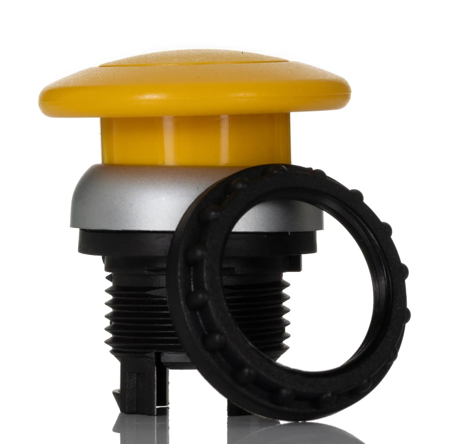 Eaton RMQ Titan M22 Drucktastenkopf Ø 22mm, Gelb Tastend Pilz Rund Kunststoff, IP67