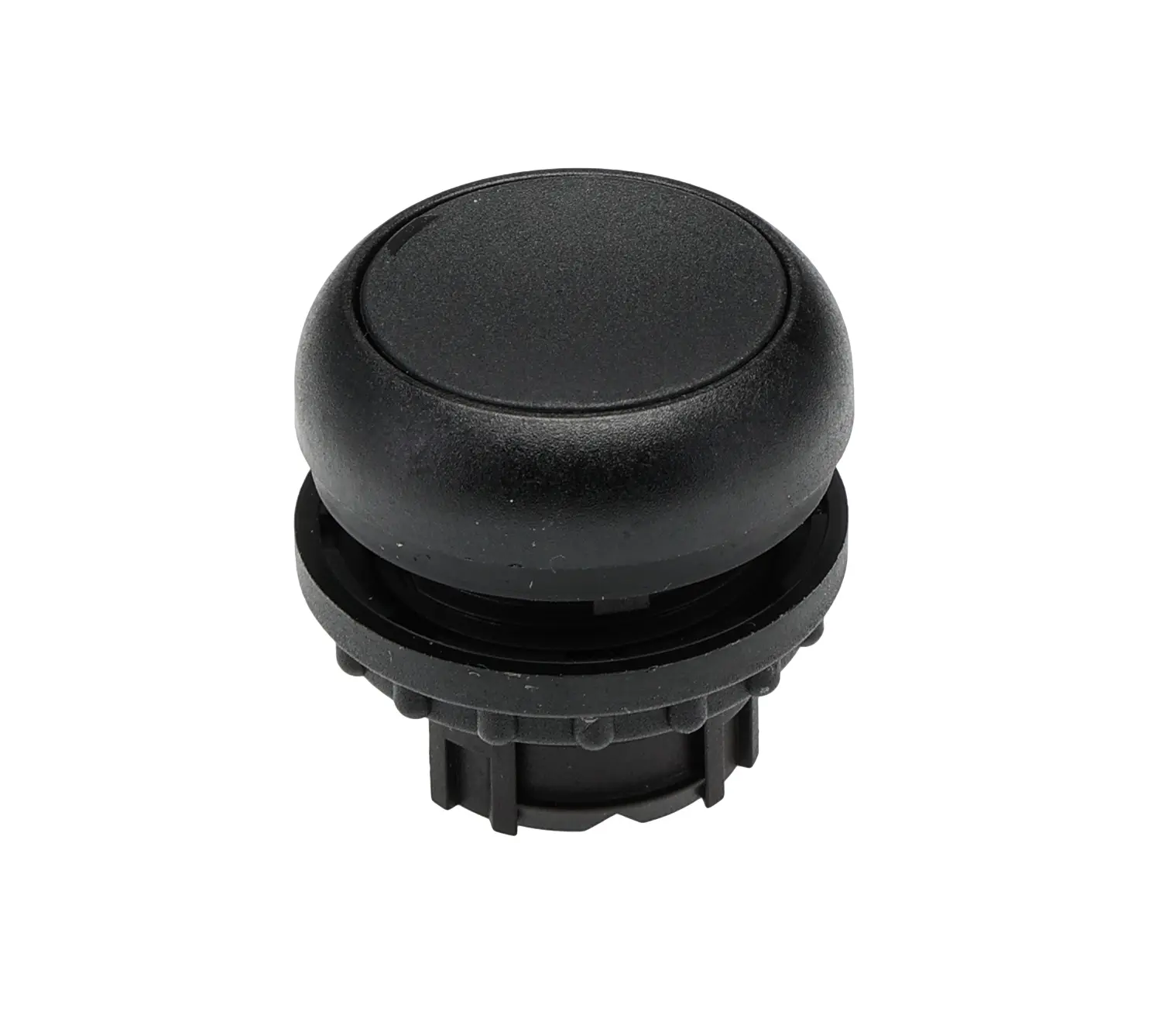 Produktfoto 1 von Eaton RMQ Titan M22 Drucktastenkopf Ø 22 mm, Schwarz Tastend Rund Rund, IP67