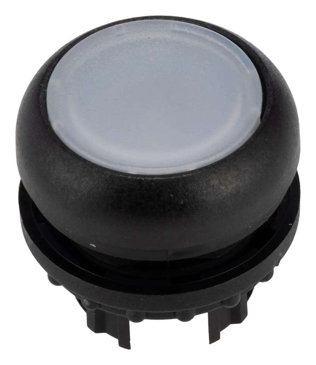 Produktfoto 1 von Eaton RMQ Titan M22 Druckschalter Beleuchtet Panel Ø 22 mm, 1 Schließer/1 Öffner Weiß, IP67, IP69K