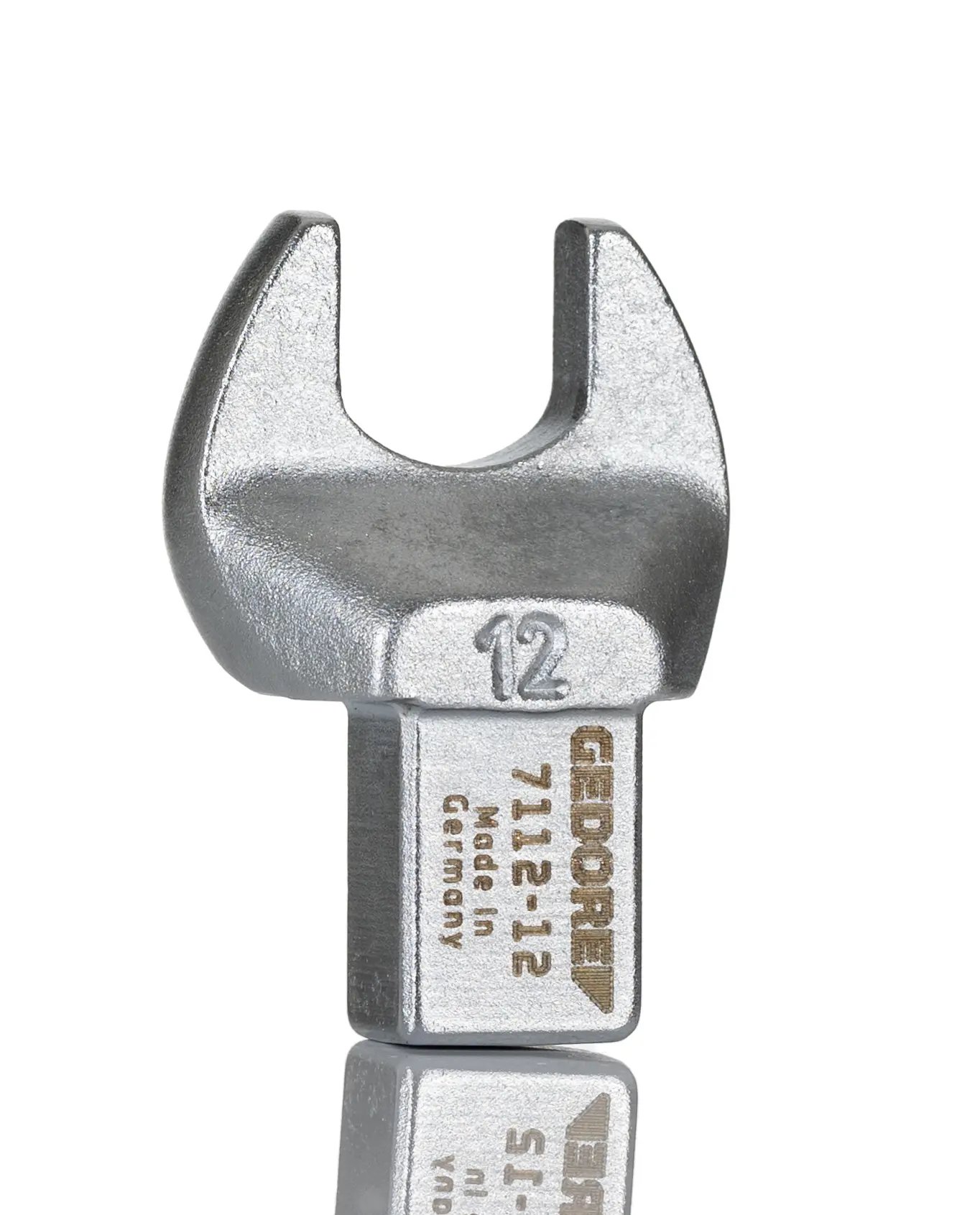 Produktfoto 1 von Gedore, 9 x 12 mm Gabelschlüsseleinsatz Schraubenschlüsselkopf, Chrom, 12 mm