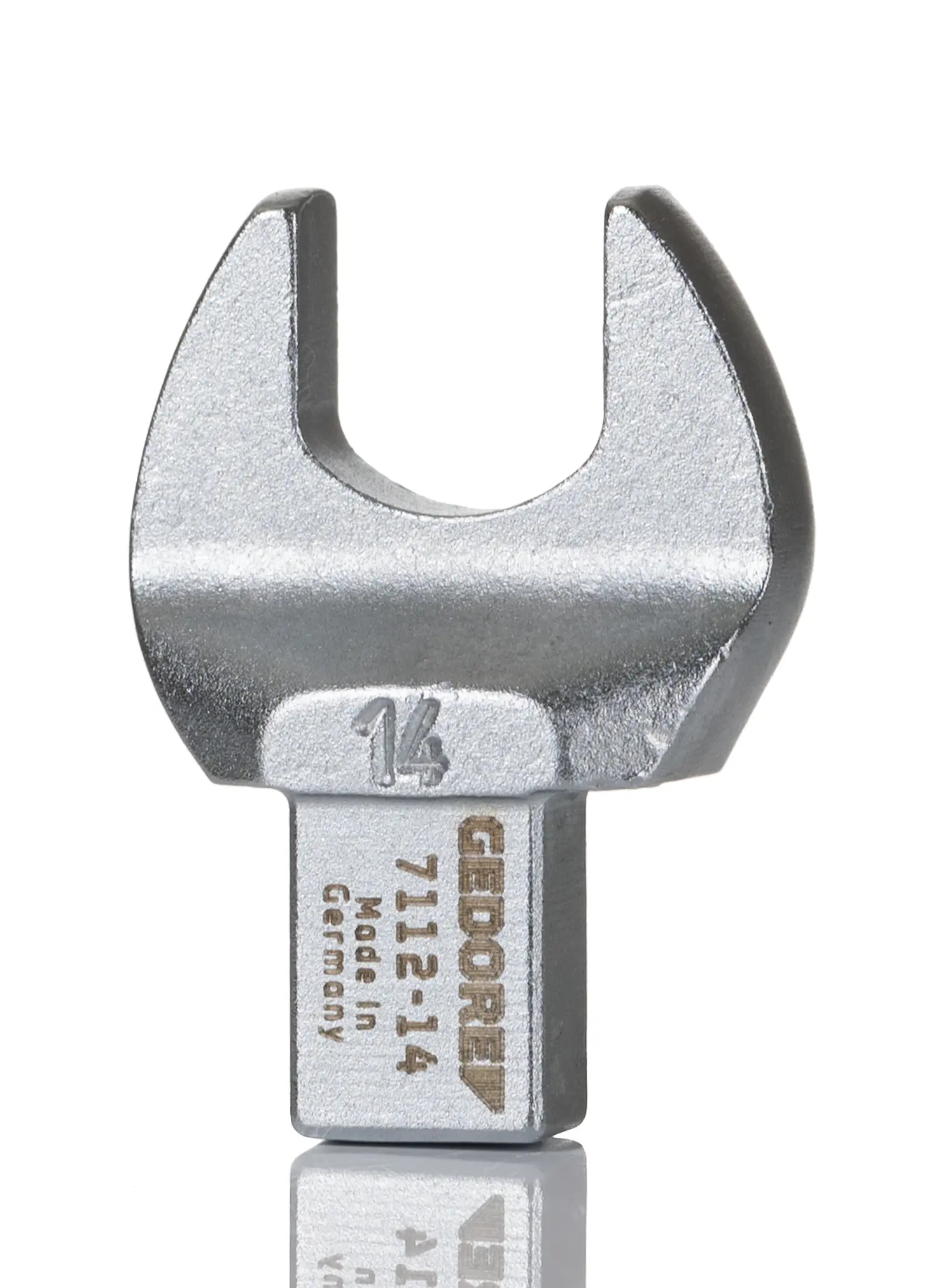Produktfoto 1 von Gedore, 9 x 12 mm Offenes Ende Schraubenschlüsselkopf, Chrom, 14 mm