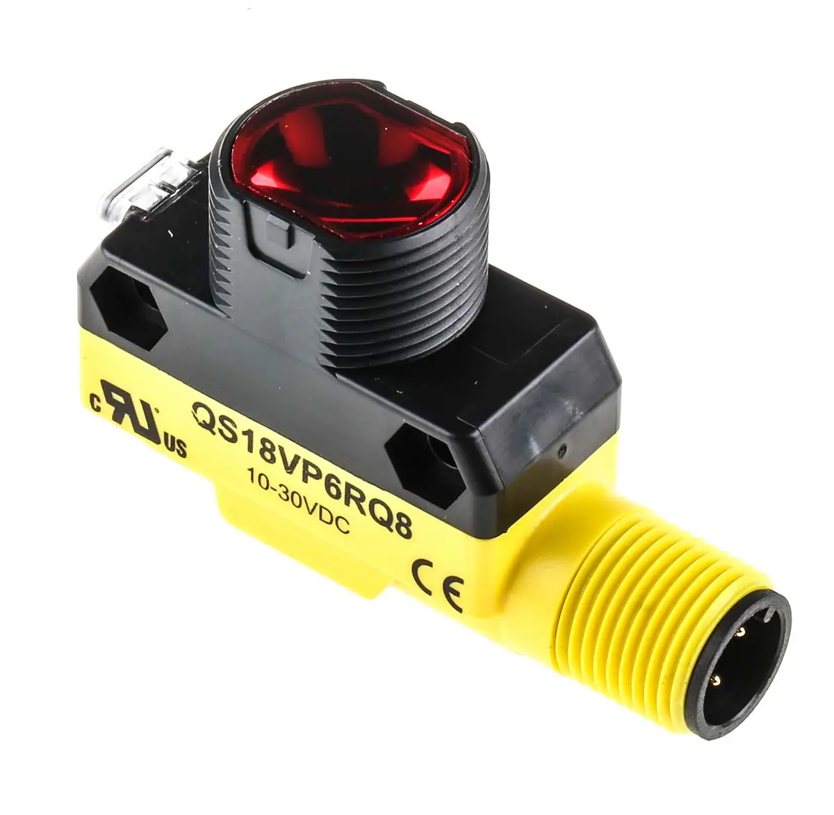 Produktfoto 1 von Banner QS18 zylindrisch Optischer Sensor, Durchgangsstrahl, Bereich 20 m, PNP Ausgang, 4-poliger Steckverbinder,