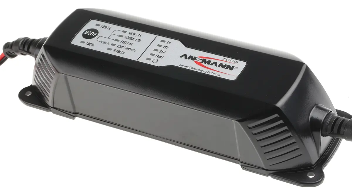 Produktfoto 1 von Ansmann ALCT 6-24/4 Akkuladegerät, 24 V, 12 V, 6 V Bleiakku Bleiakku