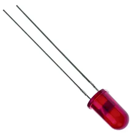 Kingbright L-7113 Durchsteckmontage LED Rot 2.1 V, 30 °, 2-Pin 5 mm (T-1 3/4)