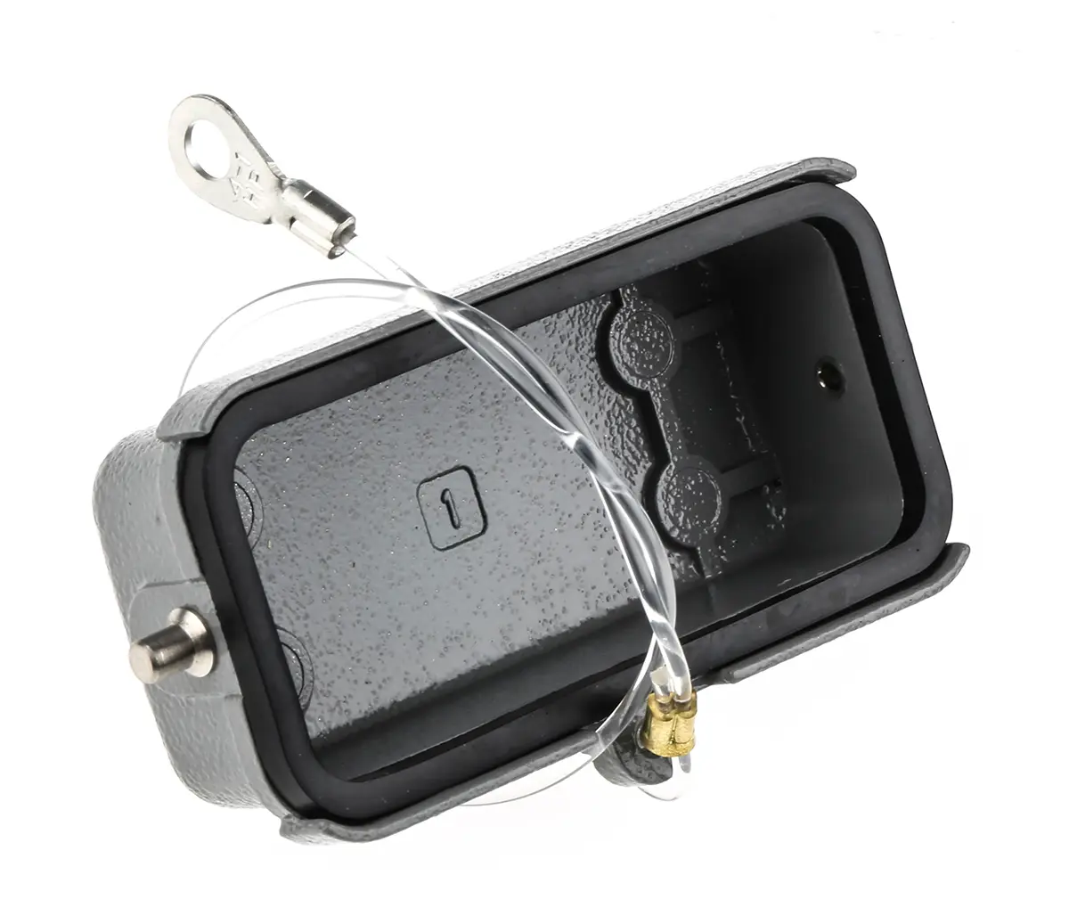 Produktfoto 1 von HARTING Han-10A Schutzabdeckung für Sockel, Stecker, Oben, 250 V, 1-polig, 2.08 mm², 0.5 mm², 10B
