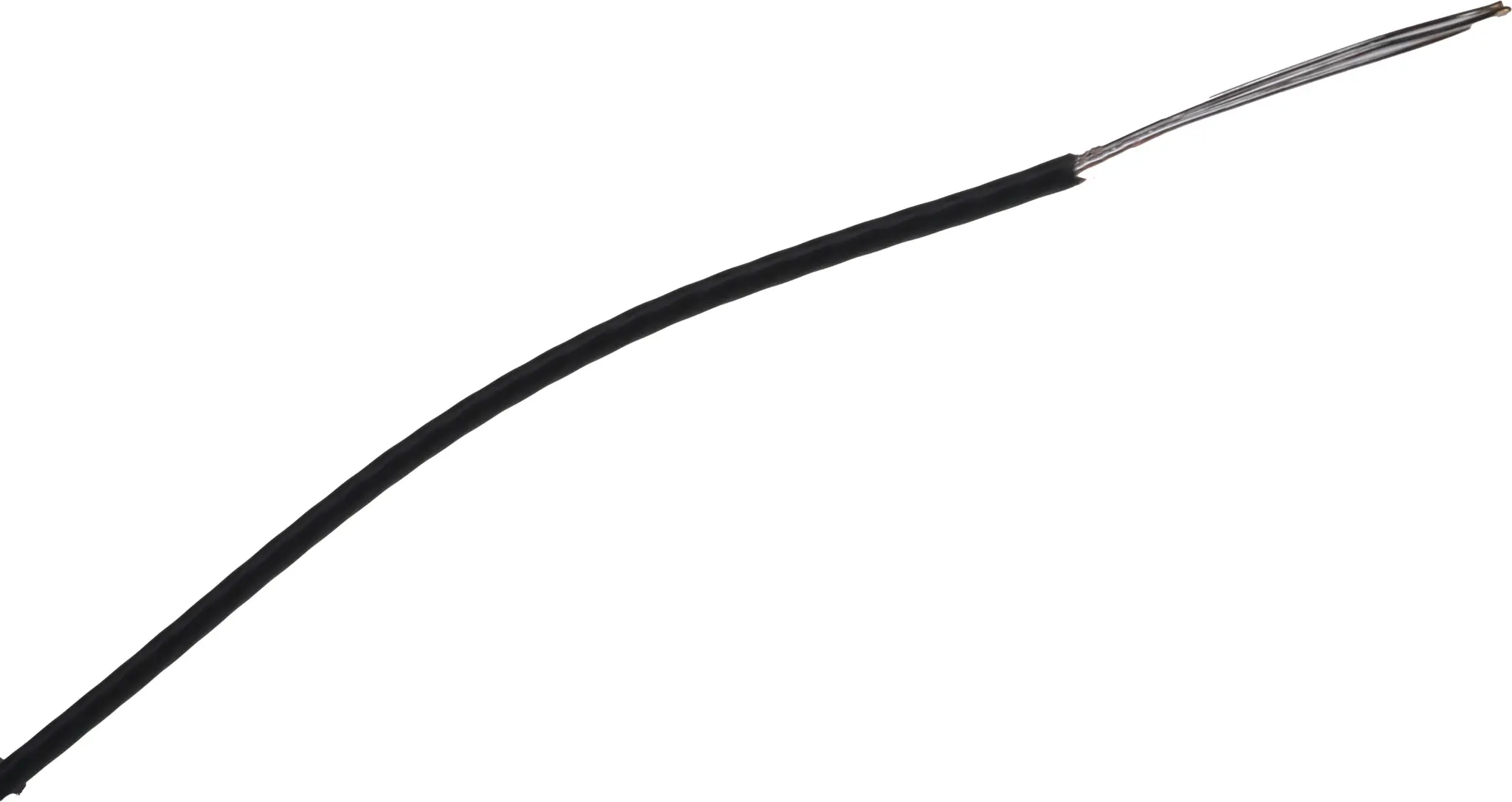 Produktfoto 1 von RS PRO Einzeladerleitung 0,22 mm², 24 AWG 100m Grau PTFE isoliert Ø 0.95mm 7/0,2 mm Litzen