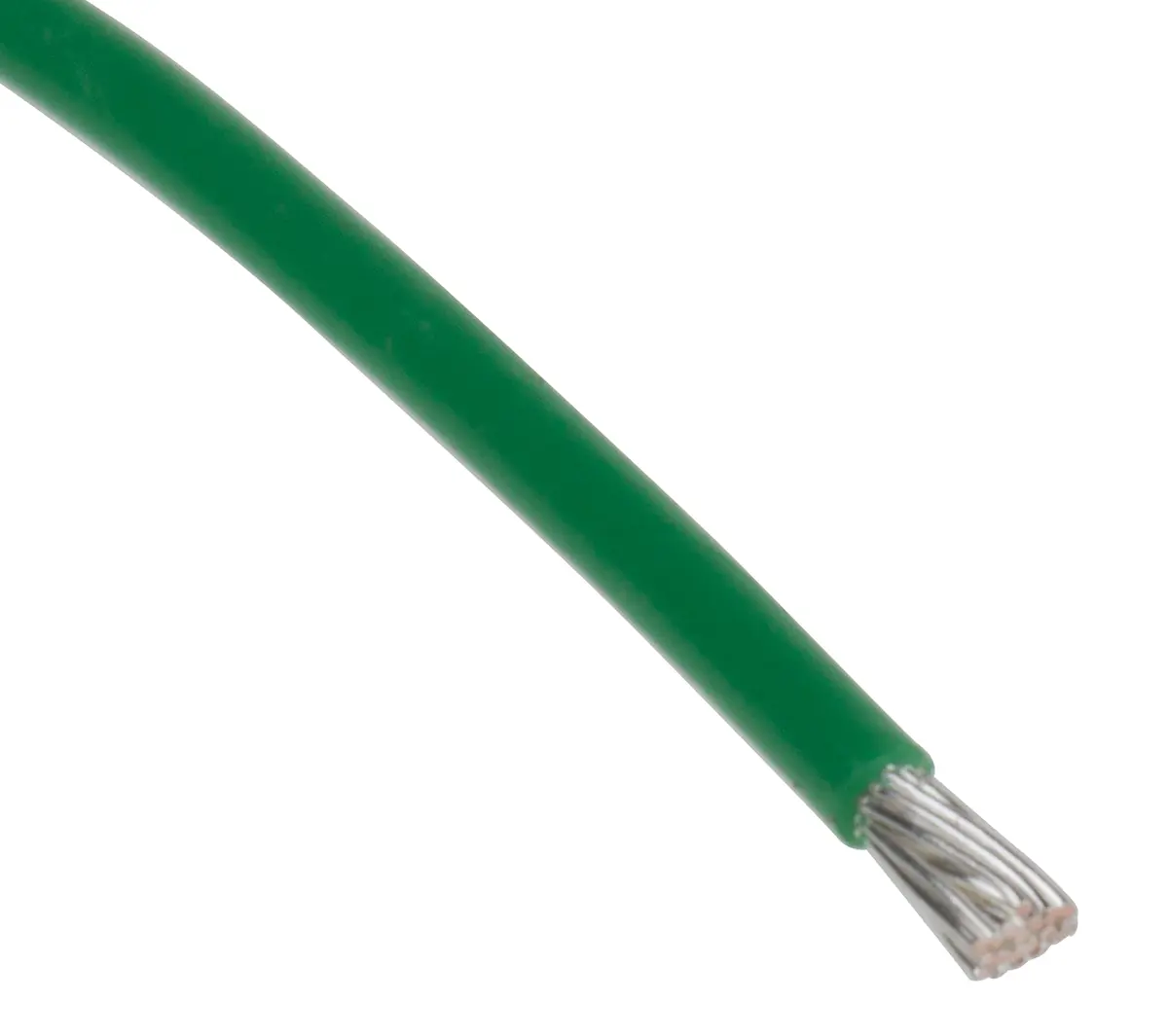 Produktfoto 1 von RS PRO Einzeladerleitung 0,34 mm², 22 AWG 100m Grün PTFE isoliert Ø 1.1mm 19/0,15 mm Litzen
