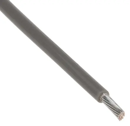 Produktfoto 1 von RS PRO PTFE B Schaltdraht 0.34 mm², 22 AWG 100 m Grau Ø 1.35 mm 19 Litzen Polytetrafluorethylen