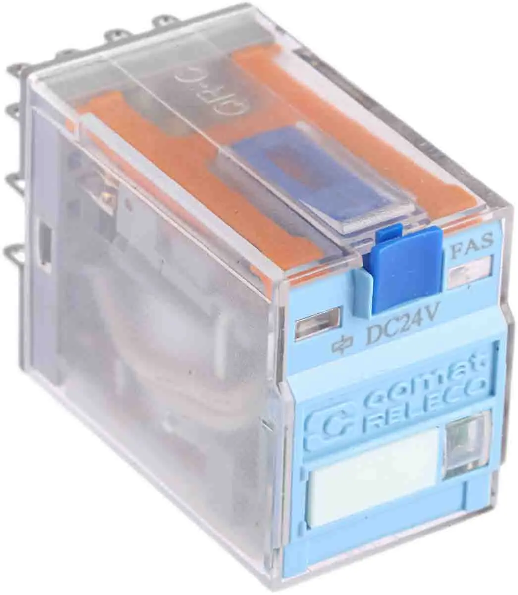 Produktfoto 1 von Turck C9-A41 Leistungsrelais 24V dc Spule 4-poliger Schließer 5A 594 Ω 1 W