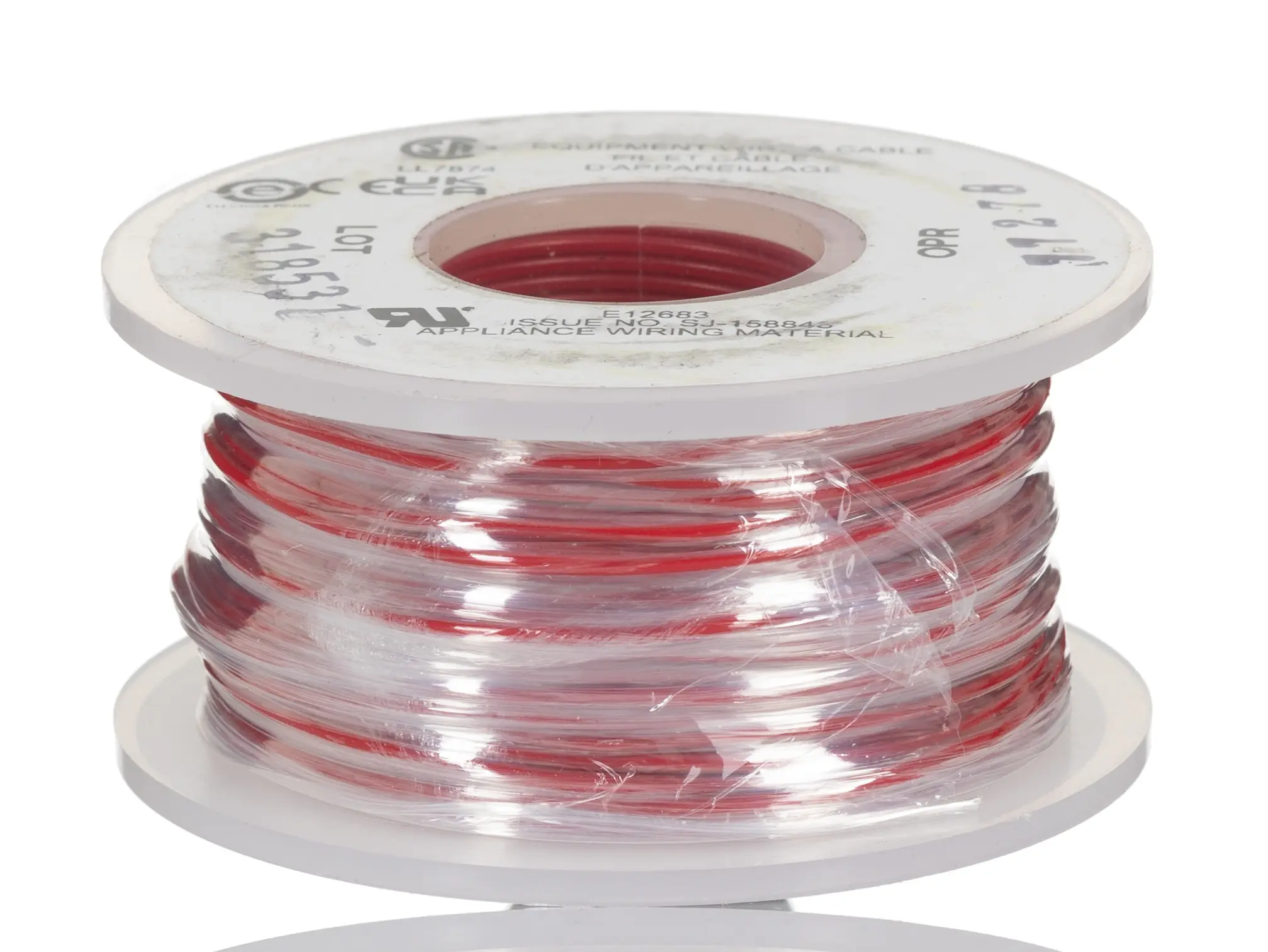 Alpha Wire Hookup Wire PVC Schaltdraht 0.13 mm², 26 AWG 30 m Rot Ø 1.3 mm 7 Litzen Polyvinylchlorid