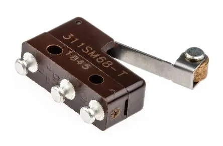 Produktfoto 1 von Honeywell Mikroschalter Rollenhebel-Betätiger Lot, 1-poliger Umschalter, 125 V ac, 1A 0.39N -54 °C - 121 °C