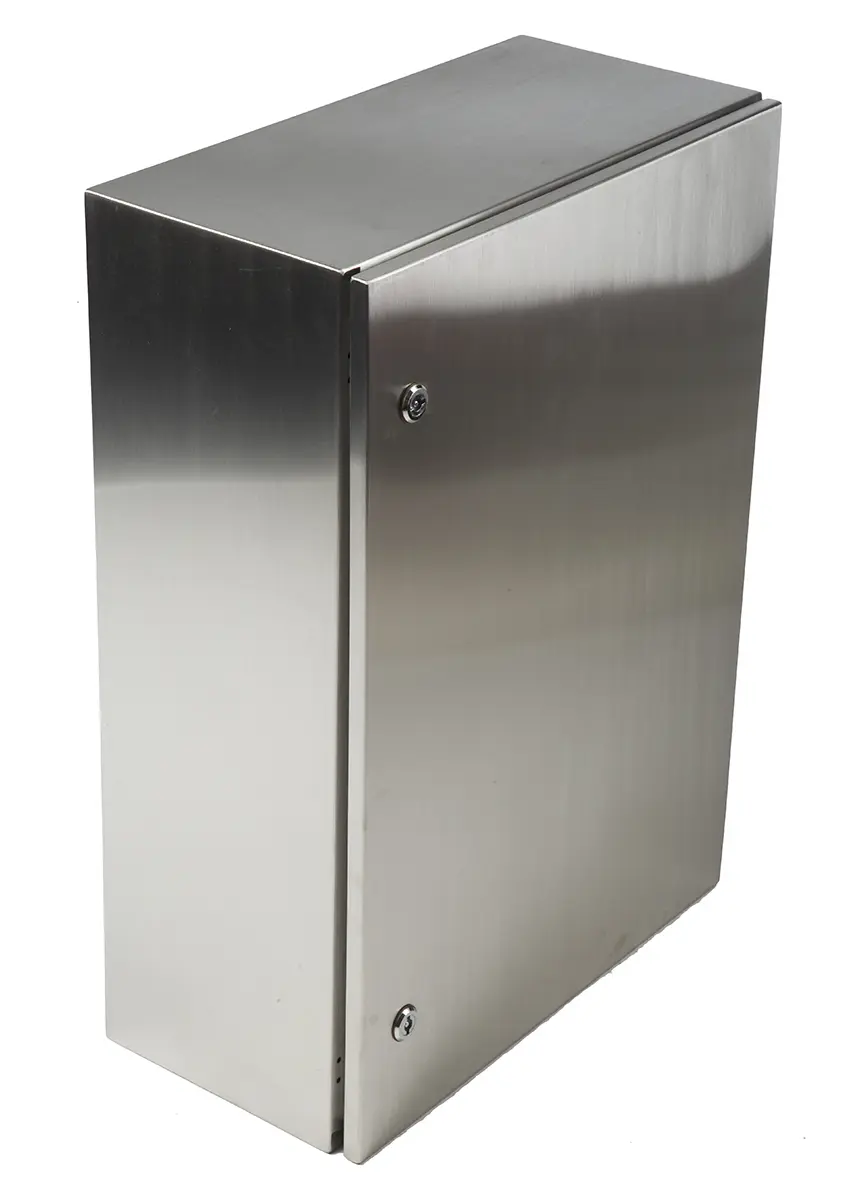 Produktfoto 1 von RS PRO Edelstahl 304 Wandanschlusskasten farblos IP66, HxBxT 700 mm, 500 mm x 250 mm