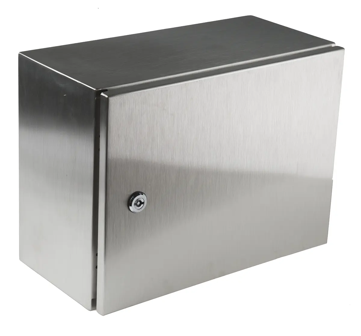 Produktfoto 1 von RS PRO Edelstahl 304 Wandanschlusskasten farblos IP66, HxBxT 300 mm, 400 mm x 200 mm