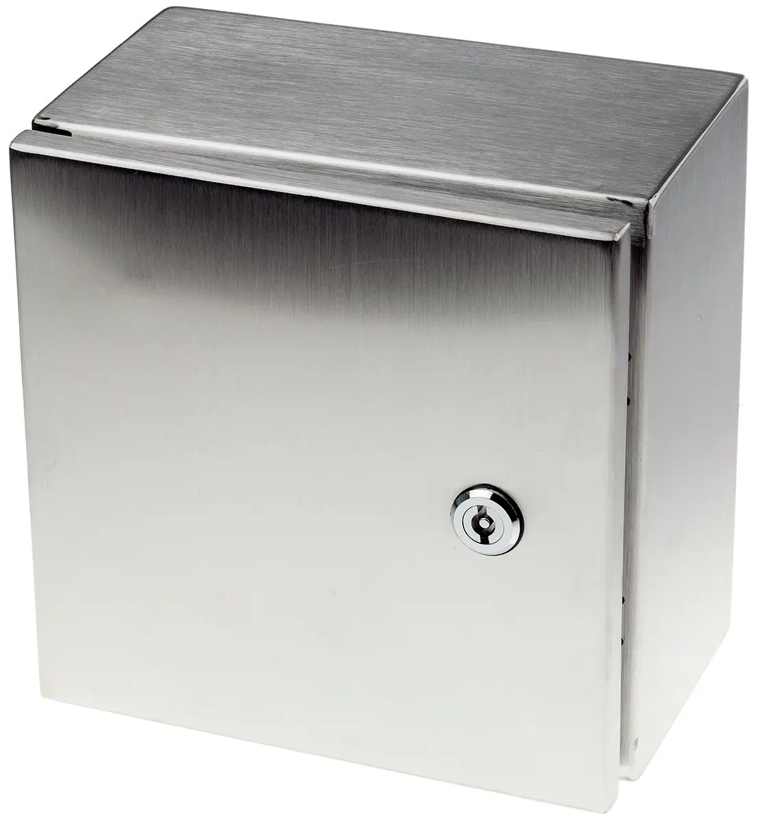 Produktfoto 1 von RS PRO Edelstahl 304 Wandanschlusskasten farblos IP66, HxBxT 240 mm, 240 mm x 150 mm