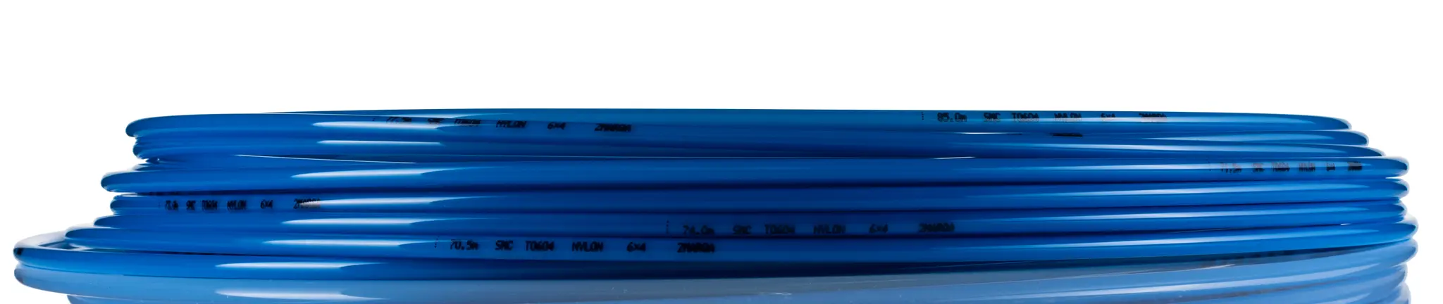 Produktfoto 1 von SMC T Druckluftrohr Nylon 12 Blau 6 mm x 20 m bis 30 bar