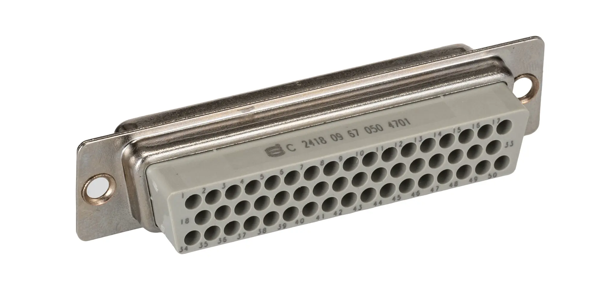 Produktfoto 1 von HARTING D-Sub Standard D-Sub-Steckverbinder DS-5 Gerade, 50-polig, Kabel Buchse