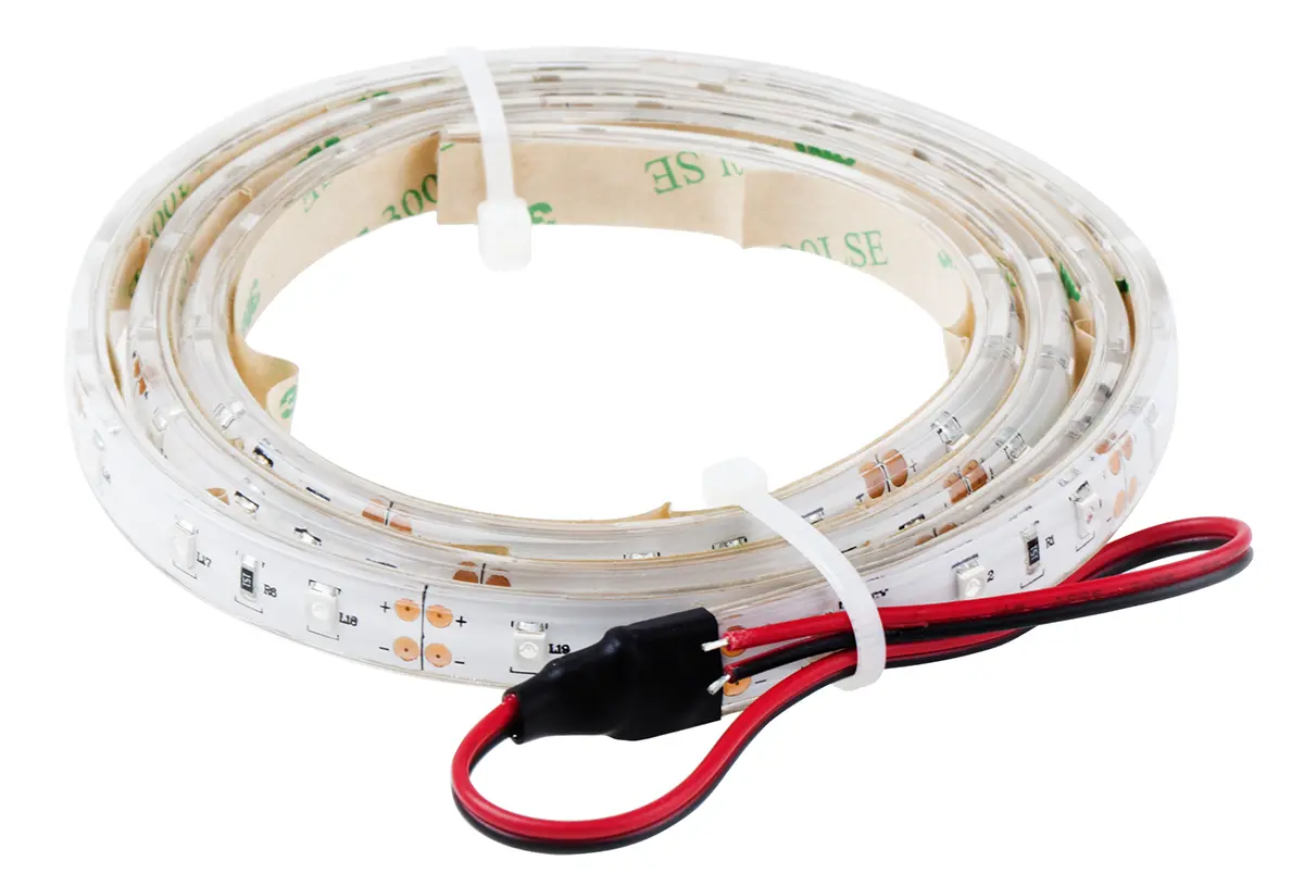 Produktfoto 1 von RS PRO LS LED-Streifen 4000k, Blau, 1 m x 10 mm 12V 60LEDs/M, 40 lm/m IP65 4.8 W/M