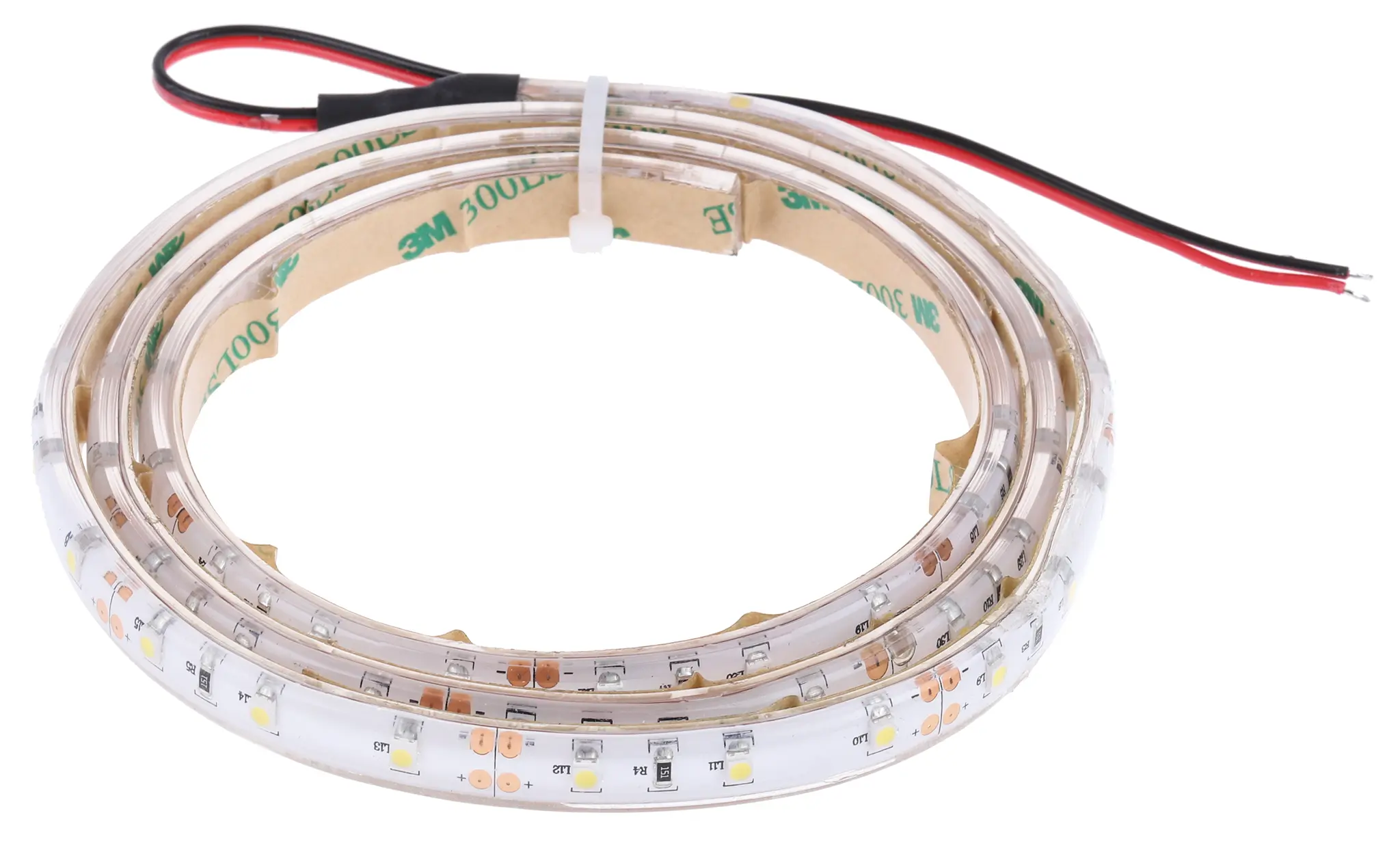 Produktfoto 1 von RS PRO LS LED-Streifen 4500k, Weiß, 1 m x 10 mm 12V 60LEDs/M, 450 lm/m IP65 4.8 W/M