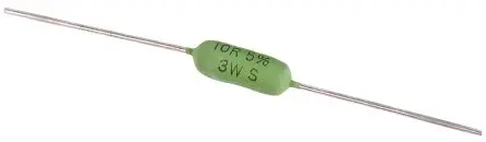 Vishay AC03 Gewickelt Widerstand, Axial 10 Ω 5 % / 3 W