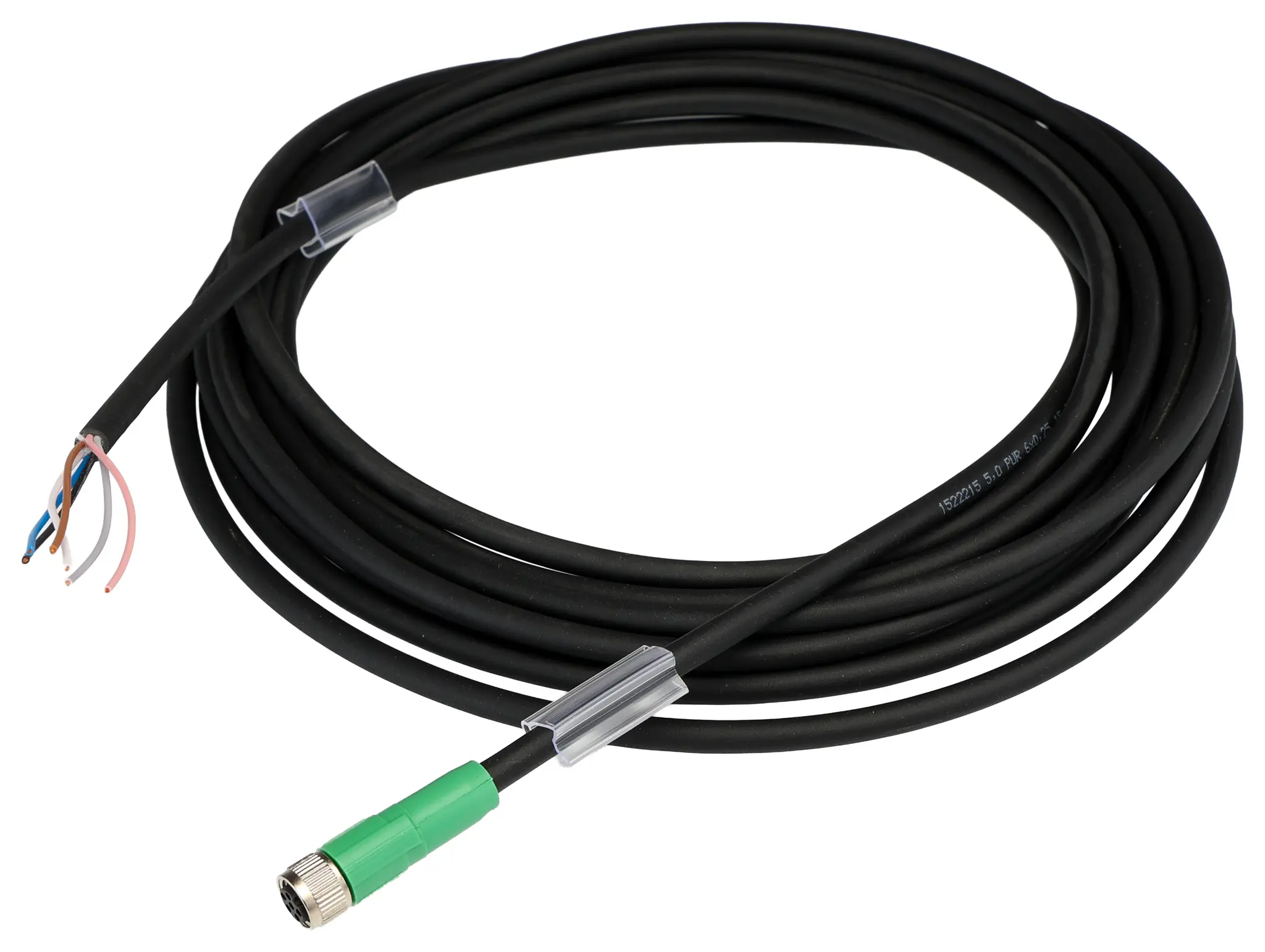 Produktfoto 1 von Phoenix Contact SAC-6P, 6-polig Sensor-Betätigungselementkabel, M8 Buchse 6 / Nicht abgeschlossen, Länge 5 m