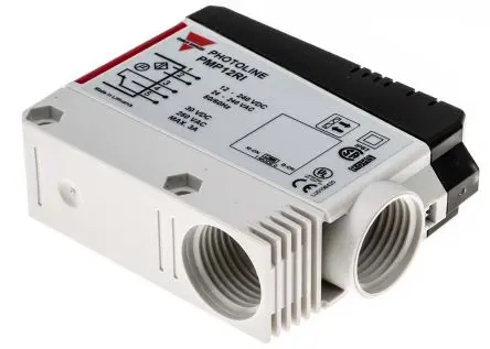 Produktfoto 1 von Carlo Gavazzi Kubisch Optischer Sensor Reflektierend Relais Ausgang Kabel 12 m LED