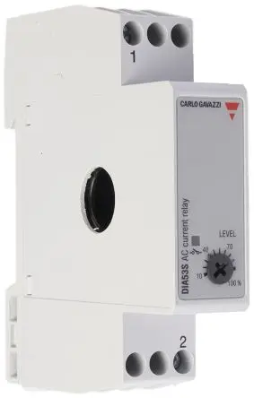 Produktfoto 1 von Carlo Gavazzi DIA53 Überwachungsrelais 1-phasig, SPST Überstrom, DIN-Hutschiene, 40 V dc