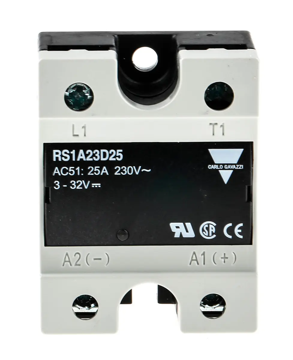 Produktfoto 1 von Carlo Gavazzi RS1A Panel Halbleiterausgang, SPST 265 V ac 32V dc / 25 A