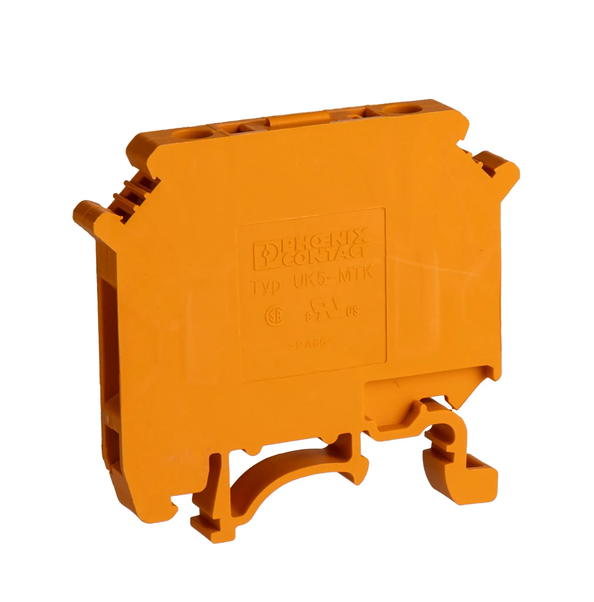 Produktfoto 1 von Phoenix Contact UK5-MTK-P/P OG Trenn- und Messtrennreihenklemme 1 Orange, 0.2mm², 4 mm², 500V Schraubbefestigung