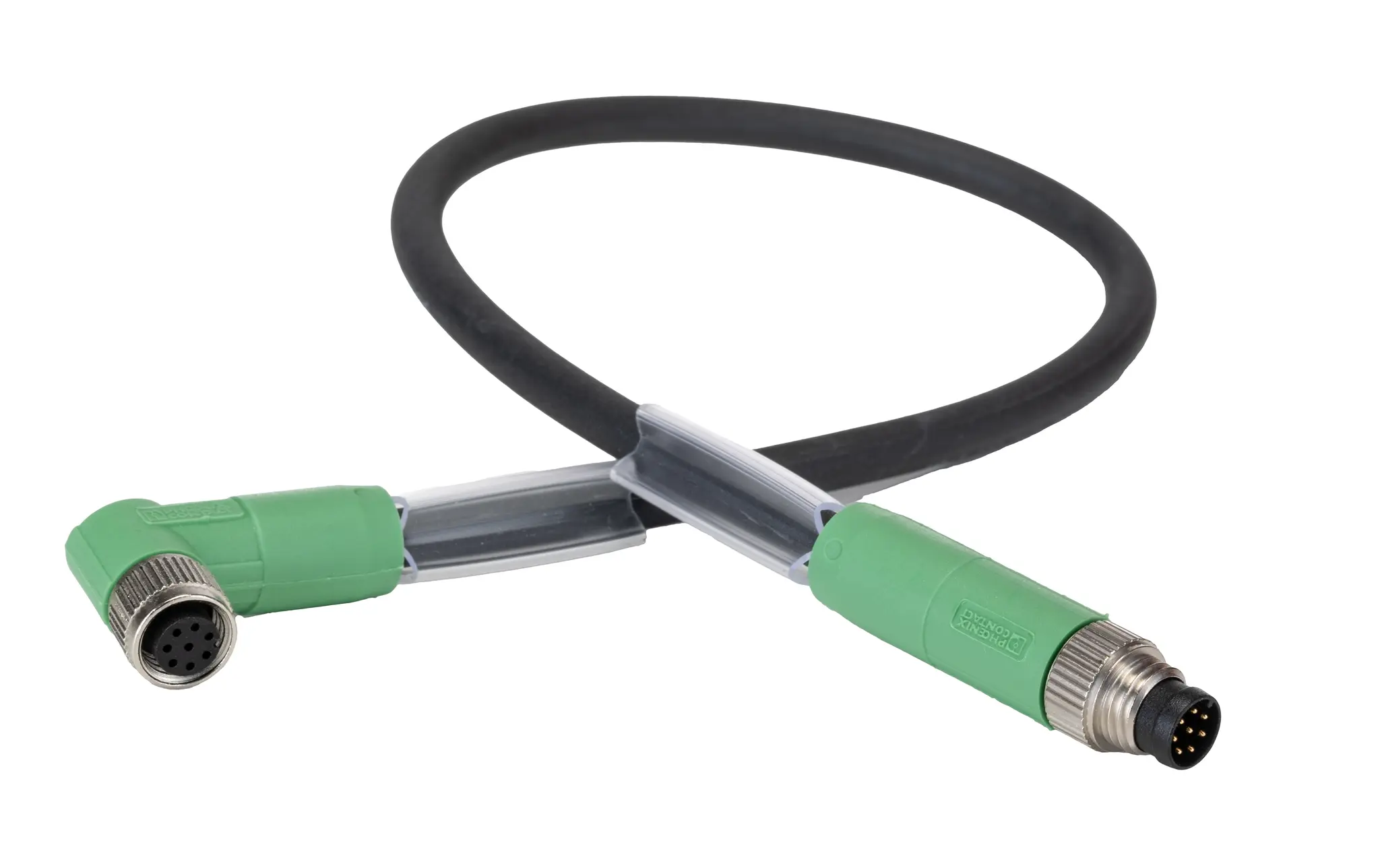 Produktfoto 1 von Phoenix Contact SAC-8P-M, 8-polig Sensor-Betätigungselementkabel, M8, Gerade Stecker 8 / M8 Buchse, Länge 0.3 m