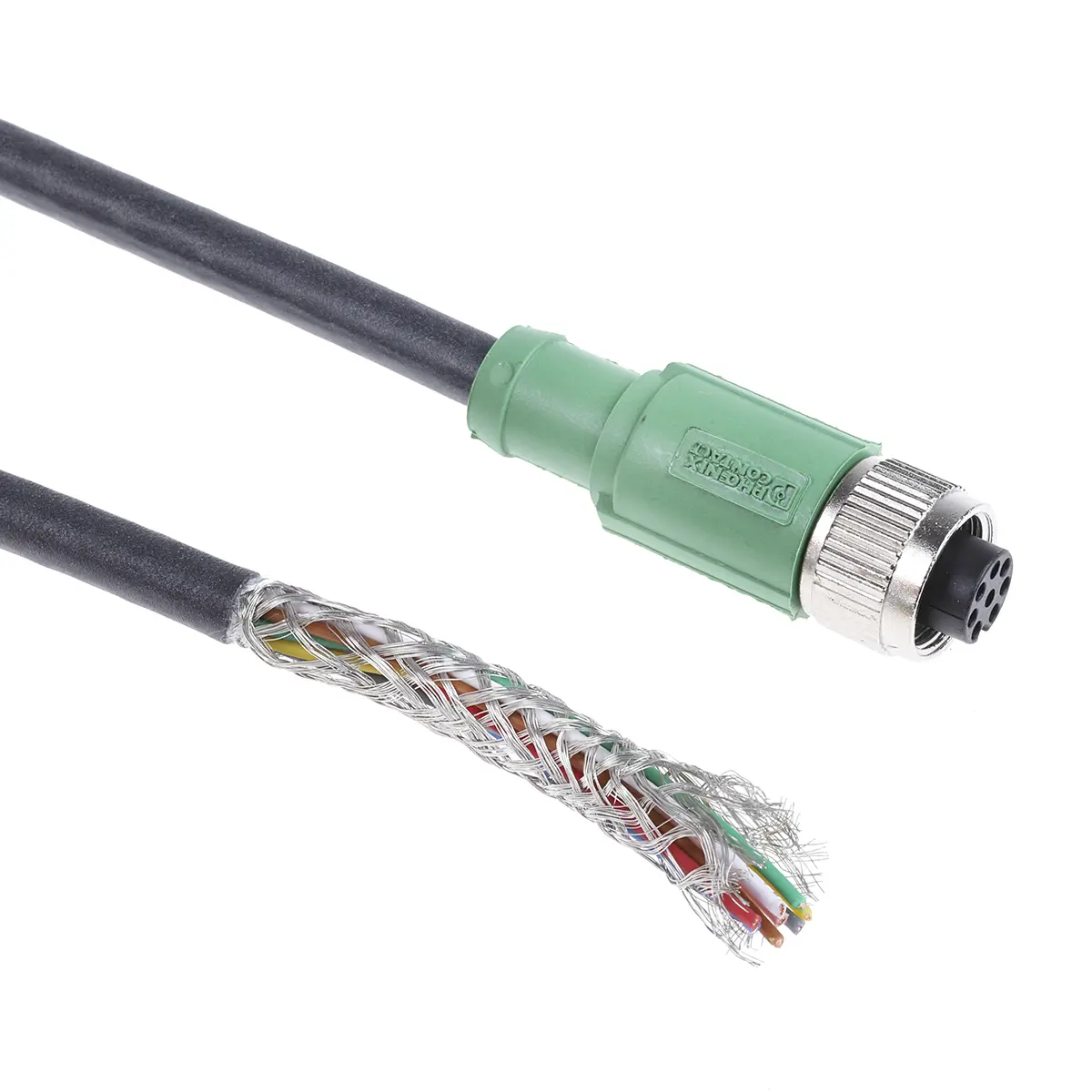 Produktfoto 1 von Phoenix Contact SAC-3P, 8-polig Sensor-Betätigungselementkabel, Gerade Buchse / Nicht abgeschlossen, Länge 10 m